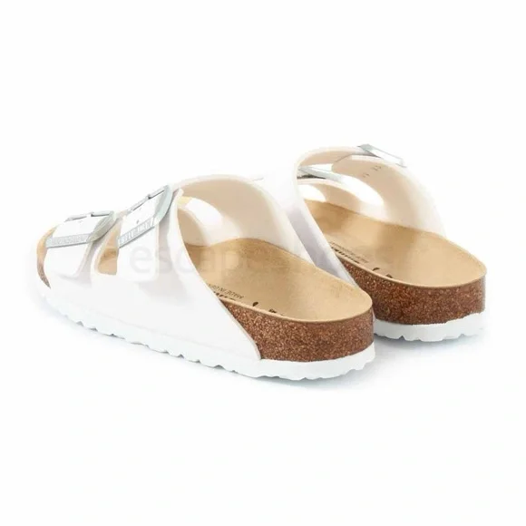 Birkenstock Arizona White Leather Birkoflor 41 - Picture 7 of 16